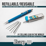 Pentel Sharp Mechanical Pencil, (0.9mm), Bold Line, Yellow Barrel, Pack of 2 (P209BP2-K6)