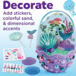 Creativity for Kids Mini Garden Mermaid Terrarium Kit - Perfect for Girls and Kids Who Love Science and Crafts