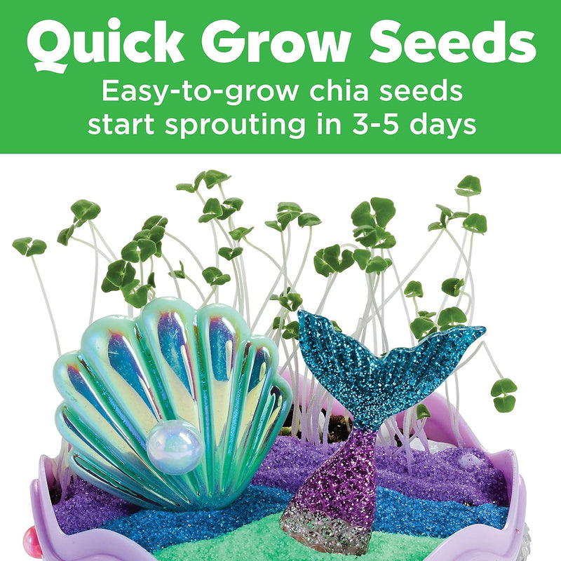 Creativity for Kids Mini Garden Mermaid Terrarium Kit - Perfect for Girls and Kids Who Love Science and Crafts