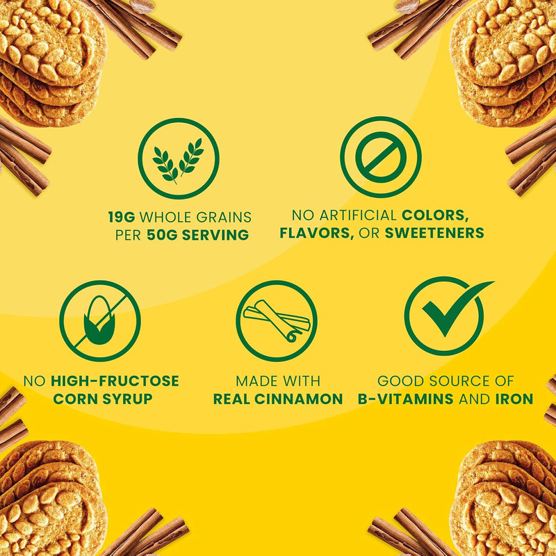 belVita Breakfast Bars Biscuits, Cinnamon Brown Sugar, Value Pack, 12 Packs