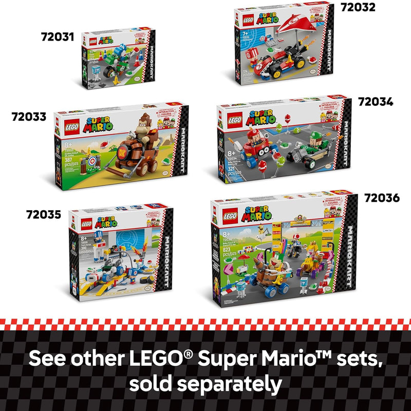 LEGO Super Mario: Mario Kart Baby Mario vs. Baby Luigi Collectible Toy Building Set