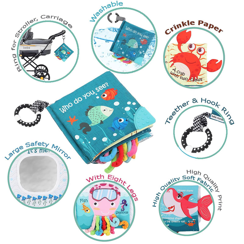 Soft, Interactive Baby Books & Toys: Sensory Exploration & Early Learning