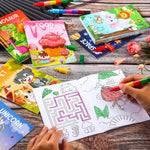 BenLouis Coloring Books for Kids Ages 4-8-12, Mini Activity Books for Birthday Party Gifts, Goodie Bags Stuffers, Classroom Travel Activity (24pcs Classic)