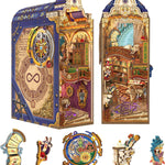 Tonecheer x British Library DIY Book Nook Kit,Shakespeare 3D Wooden Puzzle for Adults,Miniature House Booknook Bookshelf Insert Decor with LED Lights Unique Gifts (A Midsummer Night's Dream)