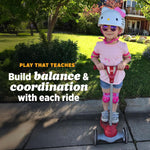 Radio Flyer My 1st Scooter, Red, 3-Wheel Balance Scooter for Kids 2-5 Years Old, Extra Wide Base and Easy Foot Brake