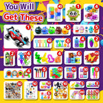 40-piece Vibrant Fidget Toy Set for Kids, Classroom Prizes, Birthday Gifts, and Stress Relief