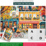 Puzzles for Adults 1000 Pieces, Romantic Street Scene Jigsaw Puzzle with 1:1 HD Poster, Perfect Interlocking No Dust, Stress Relief Ideal Gift for Family Games