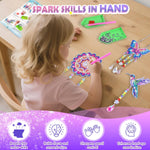 Diamond Art Kits for Kids Ages 8-12, 3 PCS DIY Gem Art Suncatchers for Kids | Diamond Art Kit with 3 Paintings and 2 Tool Sets, Craft Kits Birthday Gift for Girls Ages 8-12, Home/Garden/Backpack Décor