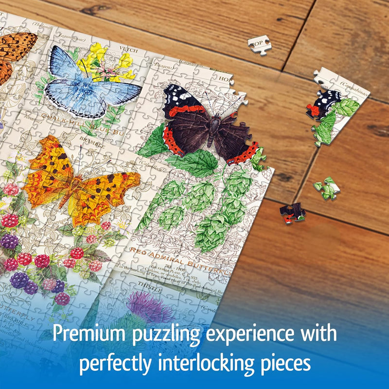 Wonder Forge Butterfly Splendor 1000 Piece Jigsaw Puzzle for Adults with Perfectly Fitting Pieces