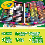 Crayola Inspiration Art Case Coloring Set - Tie-Dye (140ct), Art Supplies Set For Kids, Travel Drawing Kit, Gift for Girls & Boys, Ages 5+ [Amazon Exclusive]