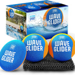 HydroSport Skipping Water Balls - Pool Ball - Beach Toys for Kids Ages 8-12 - Lake Skip, Skee, Fly Swimming Game Adults, Boys, Teens, & Family - Water Toy for Kid - Cool Fun Summer