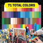 posca Paint Markers, 3M Fine Point Acrylic Paint Pens with Reversible Tips, Art Supplies For Gifts, Decorations Fabric, Metal, Glass, Wood and Canvas, Set of 15