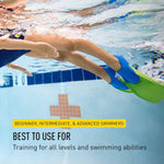 FINIS Long Floating Swim Training Fins for Kids - Improves Kick Technique & Body Position