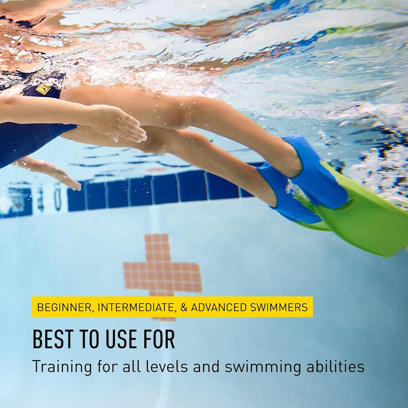FINIS Long Floating Swim Training Fins for Kids - Improves Kick Technique & Body Position