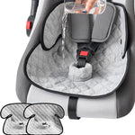 2 Pack Waterproof Piddle Pads Carseat Potty Training Car Seat Protector Waterproof Car Seat Liner Cover to Prevent Pee