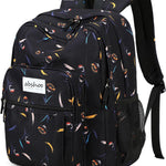 abshoo Classical Basic Womens Travel Backpack For College Men Water Resistant Bookbag (Black)