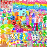 1000 Piece Fidget Toy Party Favor Pack: Sensory Toys for Kids' Birthdays, Carnivals, and Classrooms