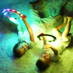 TOSY Flying Ring - 36 RGB Multicolor or 12 Monocolor LEDs, Super Bright, Lost Mode, Auto Light Up, Camping Essentials for Kid/Teen/Boy/Girl, Safe & Soft, Waterproof, Pool/Beach Games, Lightweight Toy