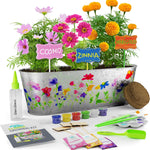 Dan&Darci Paint & Plant Flower Growing Kit for Kids - Perfect for Ages 5-12, a Fun and Educational Gift