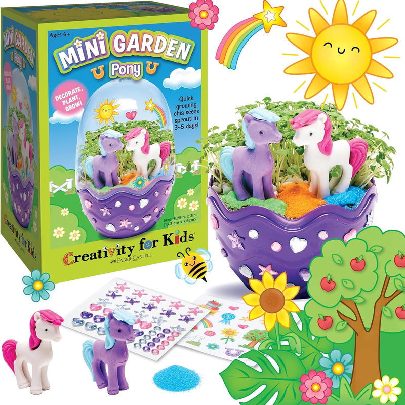 Creativity for Kids Mini Garden Mermaid Terrarium Kit - Perfect for Girls and Kids Who Love Science and Crafts