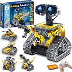 Sillbird 5-in-1 Programmable Robot Building Kit, STEM Toys for Boys 8-12