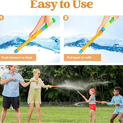 JOYIN 18 Pack 16.5'' Water Gun, Blaster Squirt Guns, Bulk Water Guns Summer Outdoor Swimming Pool, Backyard, Beach Water Game Fighting Play Pool Toys