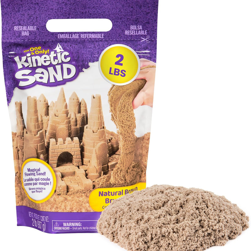 Amazon Exclusive Kinetic Beach Sand, 3.25lbs, Moldable and Sensory Toy for Kids Ages 3 and Up