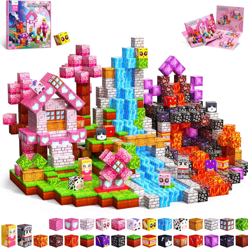 150Pcs Magnetic Building Blocks for Kids, Sensory Toy for STEM, Christmas Gifts