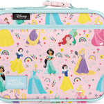 Simple Modern Disney Kids Lunch Box for School | Reusable Insulated Lunch Bag for Toddler, Girl, and Boy | Meal Containers with Exterior & Interior Pockets | Hadley Collection | Princess Rainbows