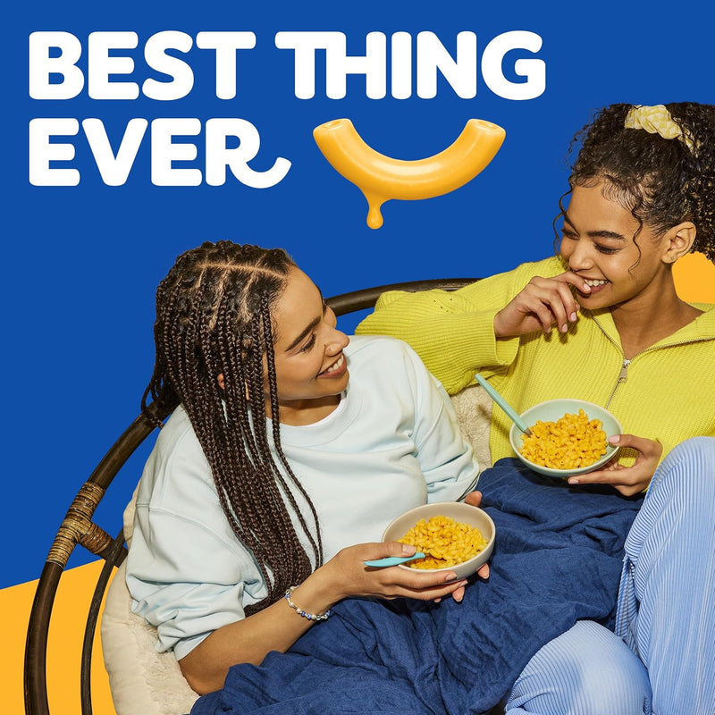 Kraft Easy Mac and Cheese, 18 Packets, for Easy Dinner or Dinner Sides, Original Flavor, No Artificial Flavors, Preservatives or Dyes, 38.7 oz