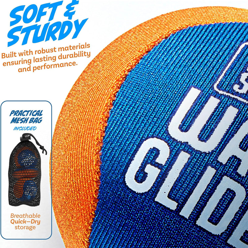 HydroSport Skipping Water Balls - Pool Ball - Beach Toys for Kids Ages 8-12 - Lake Skip, Skee, Fly Swimming Game Adults, Boys, Teens, & Family - Water Toy for Kid - Cool Fun Summer