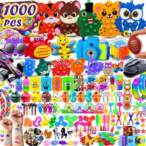 40-piece Vibrant Fidget Toy Set for Kids, Classroom Prizes, Birthday Gifts, and Stress Relief