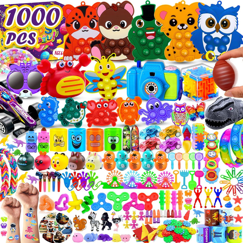 40-piece Vibrant Fidget Toy Set for Kids, Classroom Prizes, Birthday Gifts, and Stress Relief