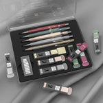 Mr. Pen- Art Mechanical Pencil Set, 5 Sizes (0.3, 0.5, 0.7, 0.9, 2.0mm) | 5 HB Lead Refills & 10 Eraser Refills, Precision Drawing Pencils for Sketching, Writing & Artwork