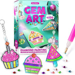 Dan&Darci diamond art kit for kids - gem painting - arts & crafts for ages 6-12 - creative gift ideas