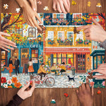 Puzzles for Adults 1000 Pieces, Romantic Street Scene Jigsaw Puzzle with 1:1 HD Poster, Perfect Interlocking No Dust, Stress Relief Ideal Gift for Family Games