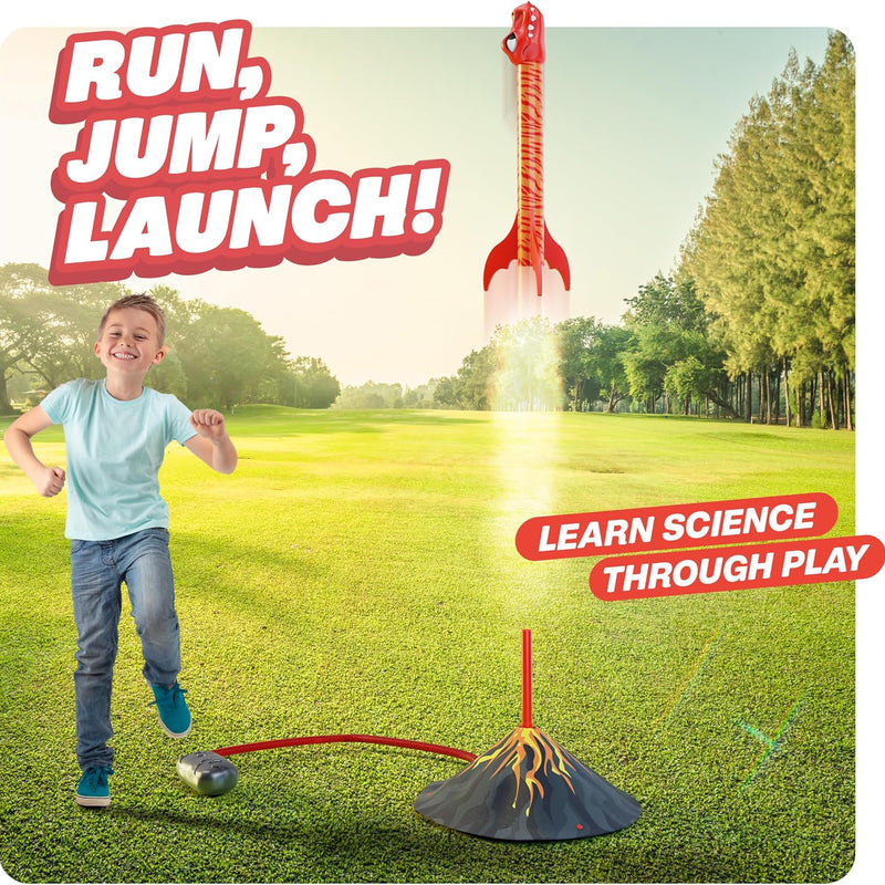 Ninja Blast Dinosaur Toy Rocket Launcher for Kids Toys for Kids 3-5 5-7 4-6 - Outdoor Toys for Kid Ages 4-8 - 3 4 Year Old Boy Birthday Gift - Gifts for Boys Age 3 4 5 6 Years Toy for Toddlers