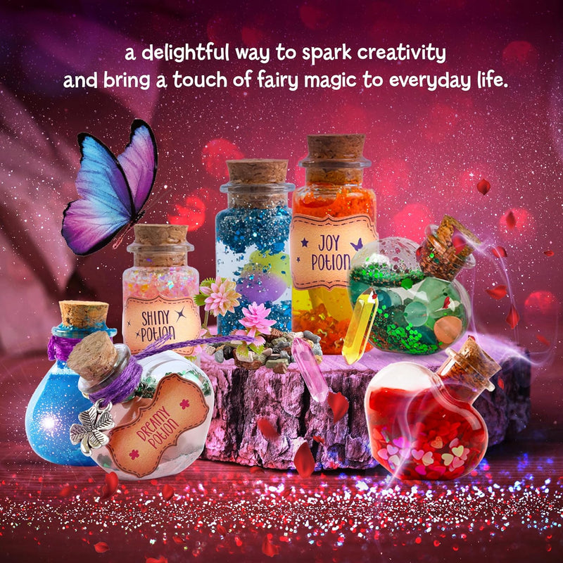 Fairy Magic Potion Kit for Kids - Magical Workshop Craft Kits - Girls Gifts | Birthday Gifts for Girls - 6 7 8 9 10 Year Old Girl Gift Ideas - Toys for 8-10 7-8 - Arts and Crafts for Kid Ages 6-8 Years