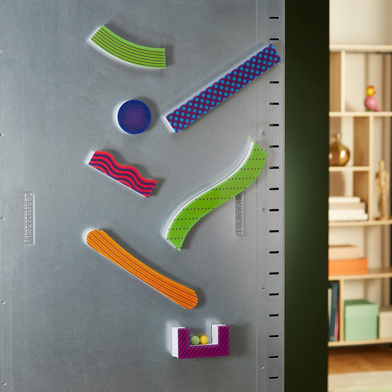 Learning Resources Tumble Trax Magnetic Marble Run STEM Toy for Kids 4-8 with Marbles and Track Pieces