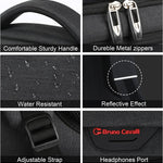 Volher Laptop Backpack,Business Travel Anti Theft Slim Durable Laptops Backpack,Water Resistant College Computer Bag for Women & Men Fits 15.6 Inch Laptop and Notebook - Black