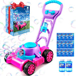 SLOOSH Bubble Lawn Mower Toddler Toy: Spill-Proof Bubble Machine for Indoor/Outdoor Play, Ages 1-3