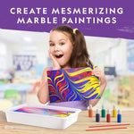 National Geographic Mega Arts and Crafts Activity Kit for Kids Ages 8-12 | Mosaic Art, Marbling Paint and Air-Dry Clay, 3 Craft Kits, 19 Art Projects, 100+ Components, Creative Birthday Gift