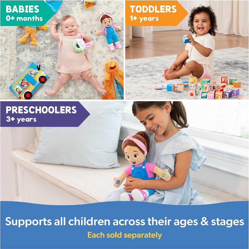 Ms. Rachel 16" interactive doll with 4 songs & 16+ phrases for 6 months to 3+ years toddlers