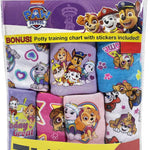 Paw Patrol Girls' Toddler Potty Training Pants With Chase, Skye & More With Success Chart & Stickers Size 18, 2t, 3t, 4t