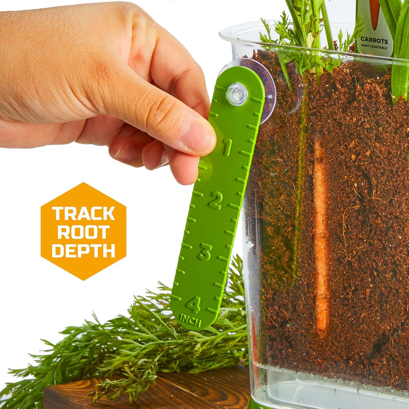 Discovery Edible Veggie Garden Watch-It-Grow Kit for Kids, DIY STEM Activity with 11-Piece Science Kit