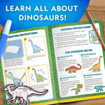 National Geographic Dinosaur Stained Glass Suncatcher Craft Kit for Kids | Glow-in-the-Dark Dinosaur Toy, Window Art, Paint Supplies, Kid Crafts Ages 4-8, Creative Activity, Birthday Gift