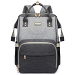 Diaper Bag Backpack for Women, Baby Bags for Girls,Diaper Bag with Changing Pad, and Insulated Pockets (Dark Grey +Light Grey)
