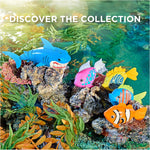 SwimWays Rainbow Reef Shark Water-Activated Pool Toy for Ages 5+ | Realistic Swimming Patterns Inspire Imaginative Play, Toy Supports Swimming Skills, Coordination, and Competitive Games