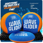 HydroSport Skipping Water Balls - Pool Ball - Beach Toys for Kids Ages 8-12 - Lake Skip, Skee, Fly Swimming Game Adults, Boys, Teens, & Family - Water Toy for Kid - Cool Fun Summer