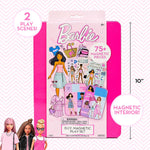 Barbie D.I.Y. Magnetic Play Set, 75 Pieces, 3 Magnetic Dolls, Crafts for Kids Ages 4-8, 4 Year Old Girl Birthday Gifts, Girl Toys, Cute Travel Toy, Fun Airplane Activities, Pretend Play for Girls